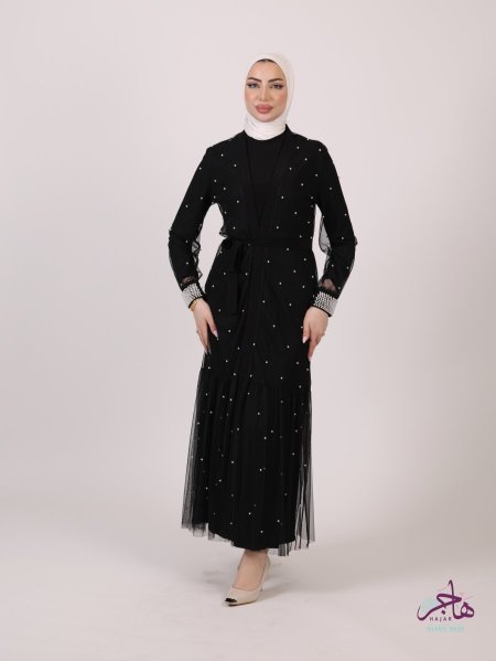 عباية باللؤلؤ